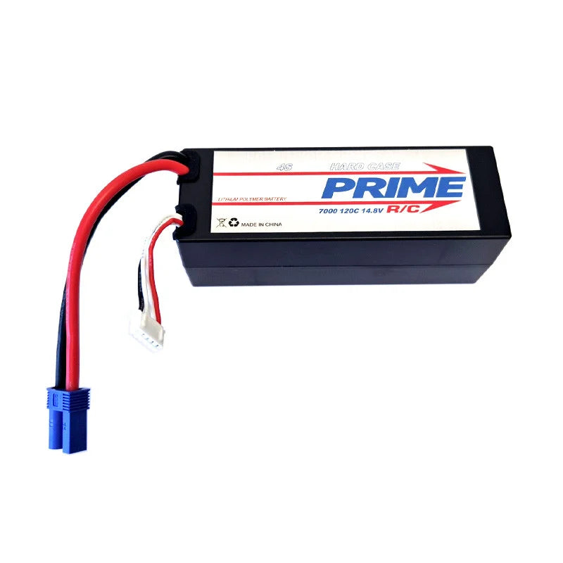 Prime RC 7000mAh 4S 14.8v 120C Hard Case LiPo Battery with EC5 Connector