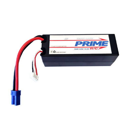 Prime RC 7000mAh 4S 14.8v 120C Hard Case LiPo Battery with EC5 Connector
