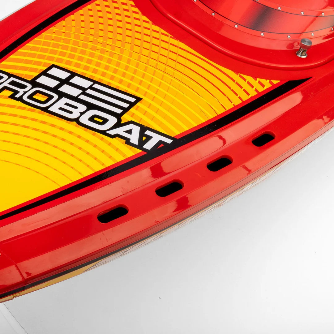 ProBoat Sonicwake 36 V3 Self Righting Deep-V RC Boat, RTR, Red