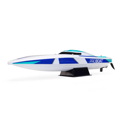 Pro Boat Sonicwake V2 36inch DeepV Boat, RTR, White, PRB08032V2T2