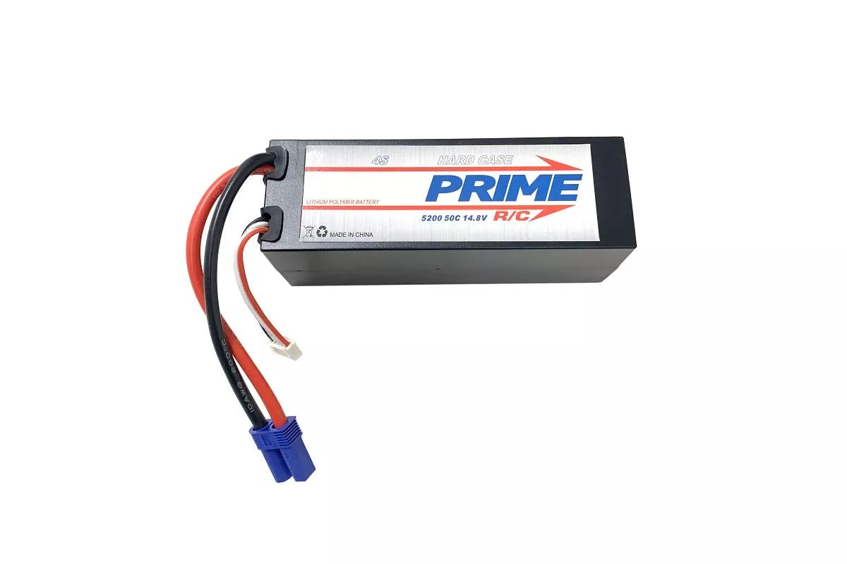 Prime RC 14.8v 5200mAh 50C Hard Case LiPo Battery PMQB52004SHC