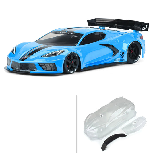 Proline Protoform Corvette C8 Clear Body, Felony and Infraction, PR1577-00