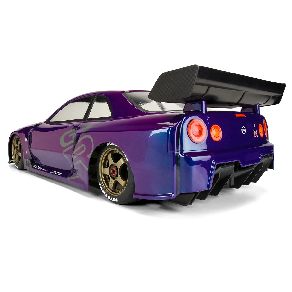 Proline Rclmt Body's Proline 1/7 2002 Nissan Skyline GT-R R34 Clear Body suit Arrma Infract ...