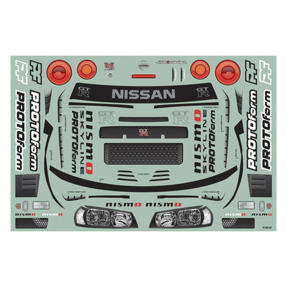 Proline 1/7 2002 Nissan Skyline GT-R R34 Clear Body suit Arrma Infraction PRM158400