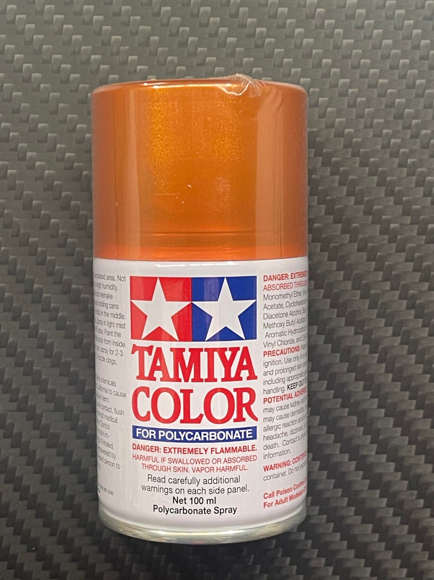 Tamiya 86062 Polycarbonate Spray Paint PS-62 Pure Orange (100ml)