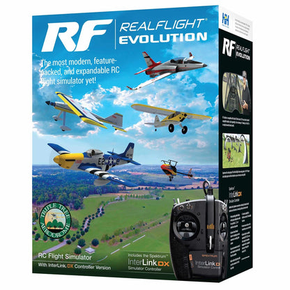 RealFlight Evolution Flight Simulator with Mode Changable Interlink Controller, RFL2000