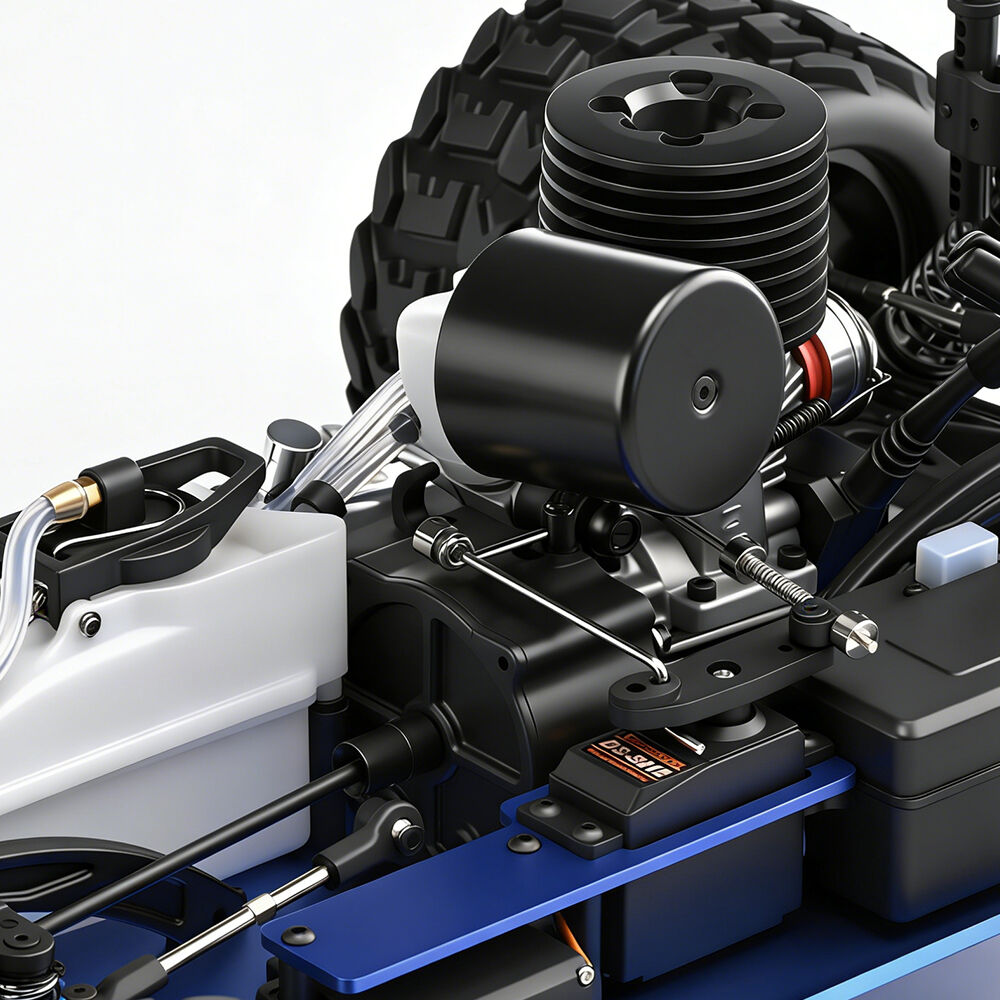 1/8 Nitro Cobra RTR, SH21 engine and Aluminum exhaust pipe Requires fuel & starter pack