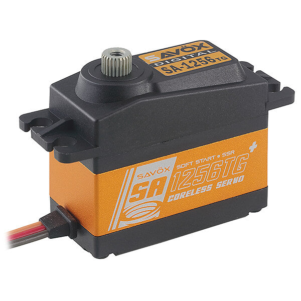 SAVOX HIGH TORQUE CORELESS DIGITAL SERVO 20KG@6.0V- PLUS PLUS VERSION 1256TG