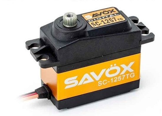 SAVOX SC-1257TG STANDARD DIGITAL "SUPER SPEED" TITANIUM GEAR SERVO