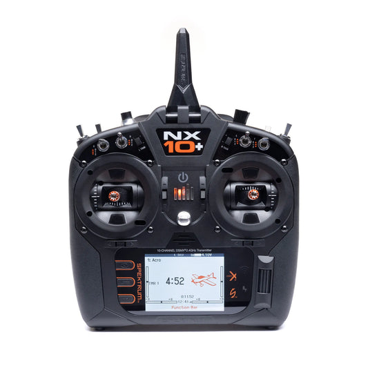 SPMR10120 Spektrum NX10+ 20-Channel DSM-X Transmitter Only, Mode 2, SPMR10120