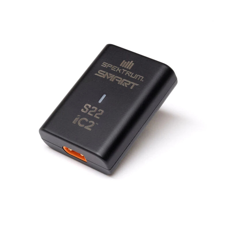 Spektrum S22 20W G2 USB-C Smart LiPo Charger, IC2 Connector
