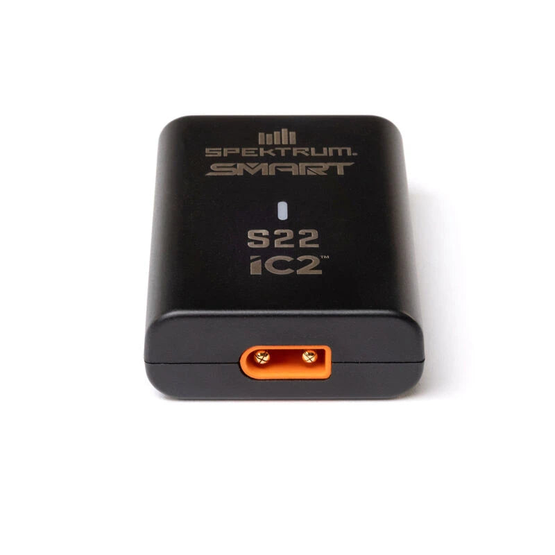 Spektrum S22 20W G2 USB-C Smart LiPo Charger, IC2 Connector