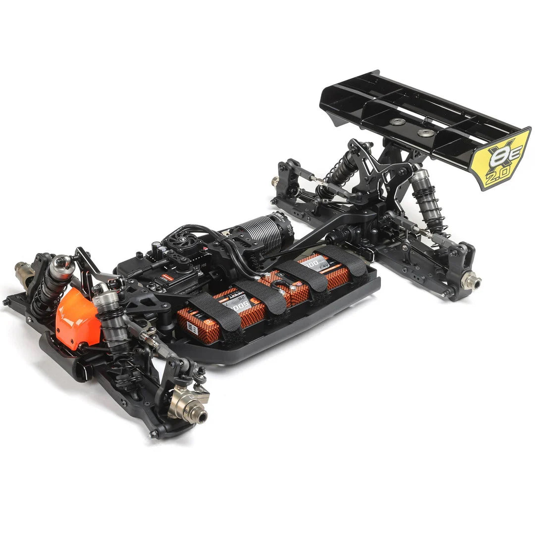 TLR 8IGHT-X/E 2.0 Electric/Nitro 1/8 Competition Combo Buggy Kit, TLR04012