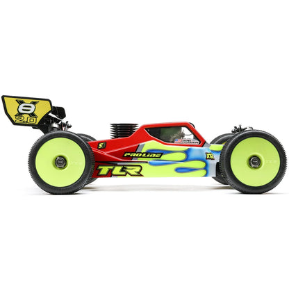 TLR 8IGHT-X/E 2.0 Electric/Nitro 1/8 Competition Combo Buggy Kit, TLR04012