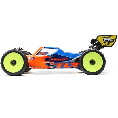 TLR 8IGHT-X/E 2.0 Electric/Nitro 1/8 Competition Combo Buggy Kit, TLR04012