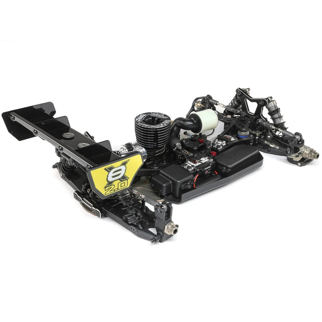 TLR 8IGHT-X/E 2.0 Electric/Nitro 1/8 Competition Combo Buggy Kit, TLR04012