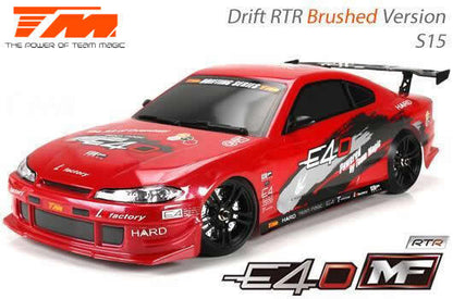 E4D MF 1/10 Drift Car RTR S15 (Requires battery & charger)