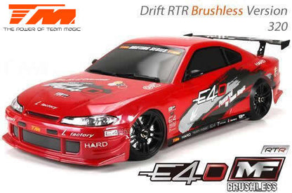 E4D MF Brushless Drift Car RTR-S15 (Requires battery & charger)