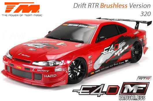 E4D MF Brushless Drift Car RTR-S15 (Requires battery & charger)