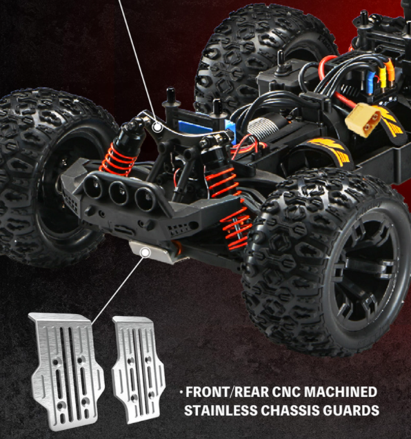Team Magic 51006 1/10 E5 HX 4S Monster Truggy-Brushless (Yellow)