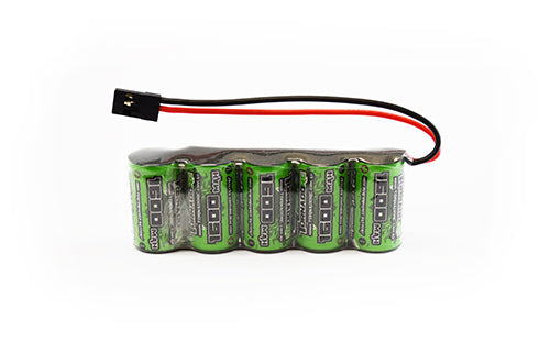 TORNADO RC 1600 MAH 6.0V FLAT RX PACK NIMH TRC-1600F