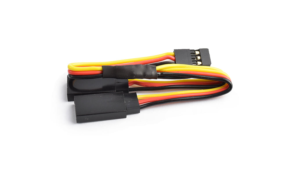 15cm 22AWG Hitec straight Y Extension wire  (TRC-3003-2)