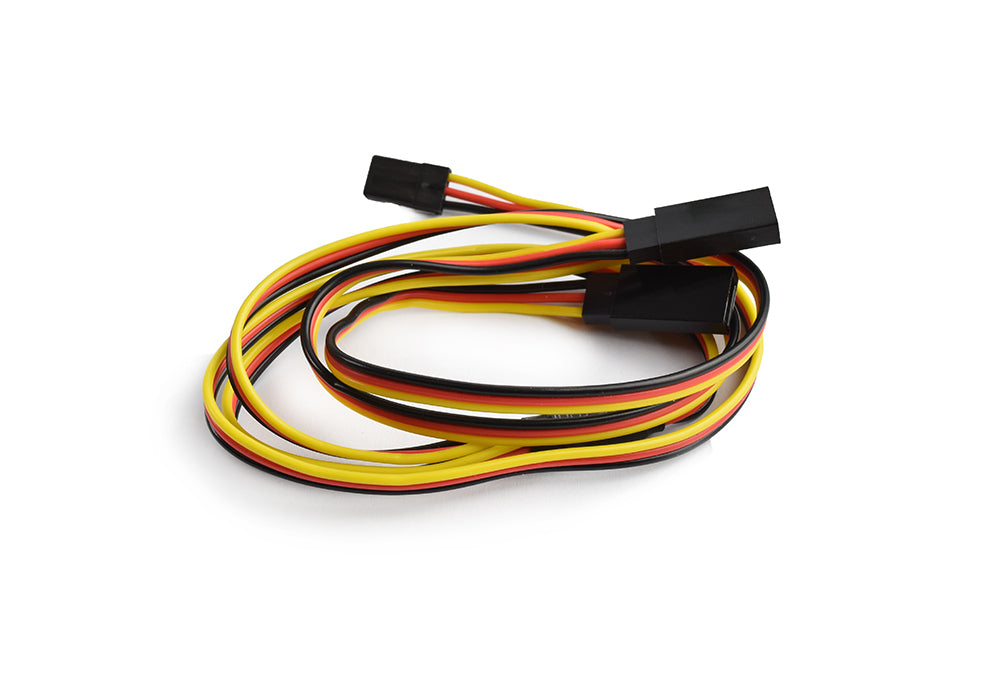 60cm 22AWG Hitec straight Y Extension wire  (TRC-3003-4)