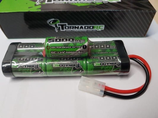 Tornado RC NIMH 5000mah 8.4V STICK TAMIYA PLUG-HUMP