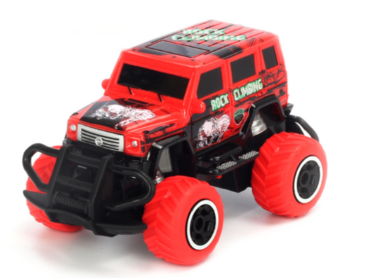 1:43 Scale 4 channel RC RTR car Red Body, (Requires AA Batteries)