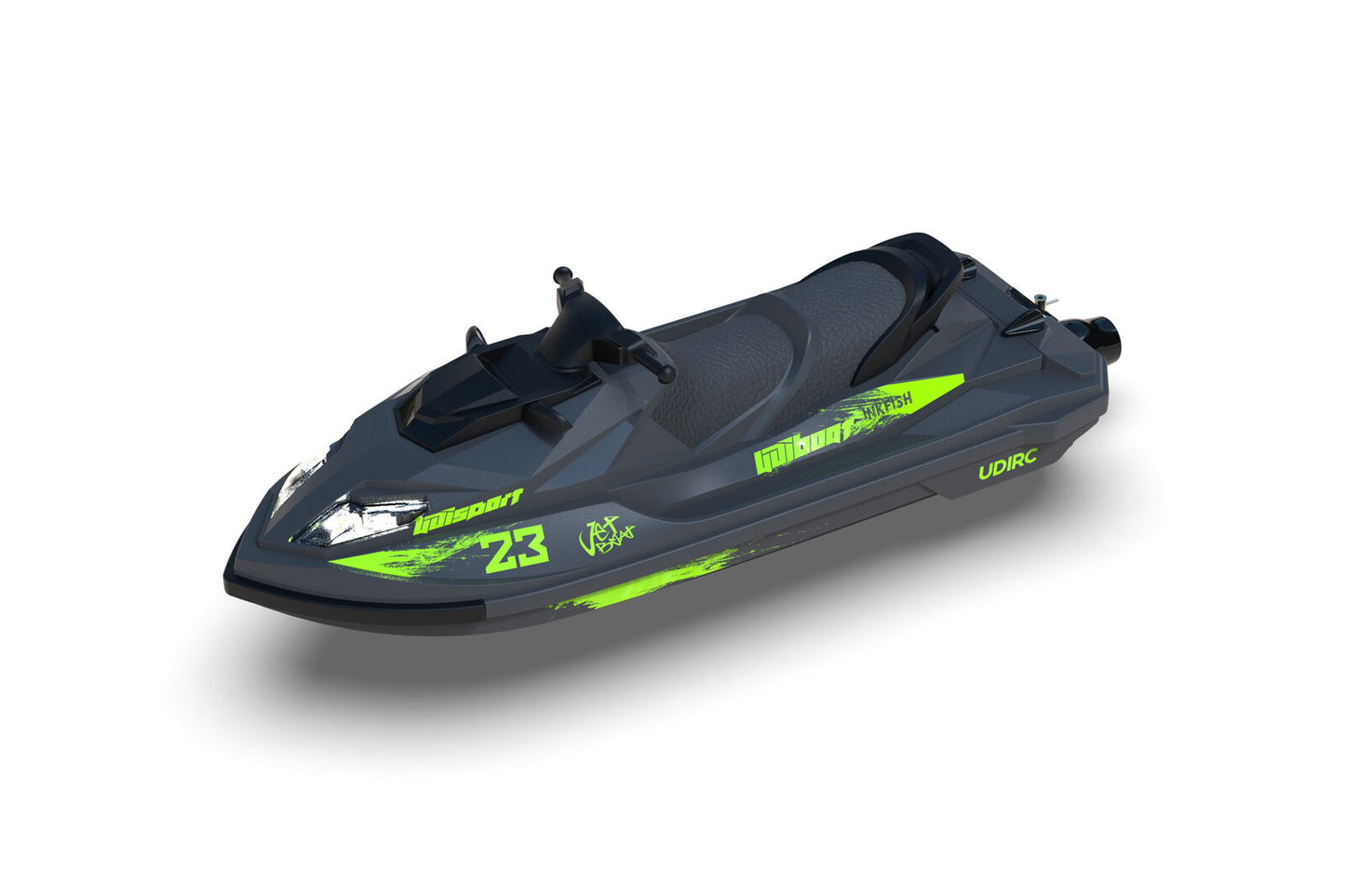 2.4G Brushed Jet Boat Self-Righting Hull Design