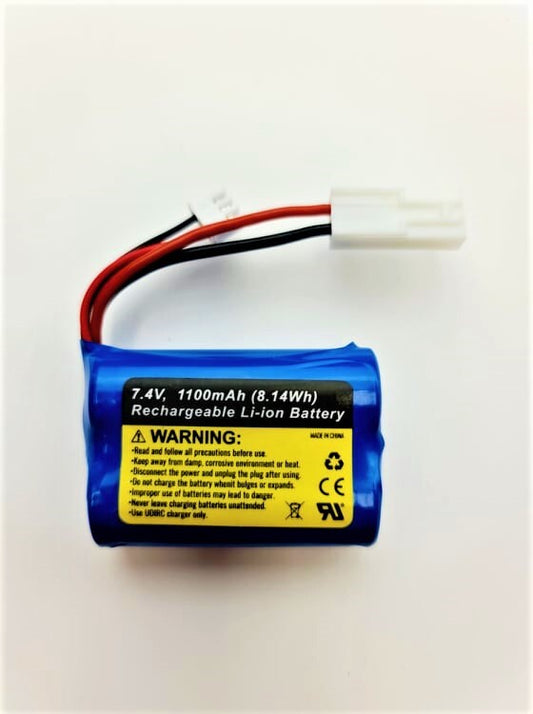 UDI RC 008 Lithium Battery, 2-Wire (WHITE PLUG) (Also UDI020-11)