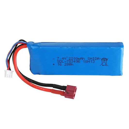 Lithium battery 7.4V 2200mAh T plug (SF) group