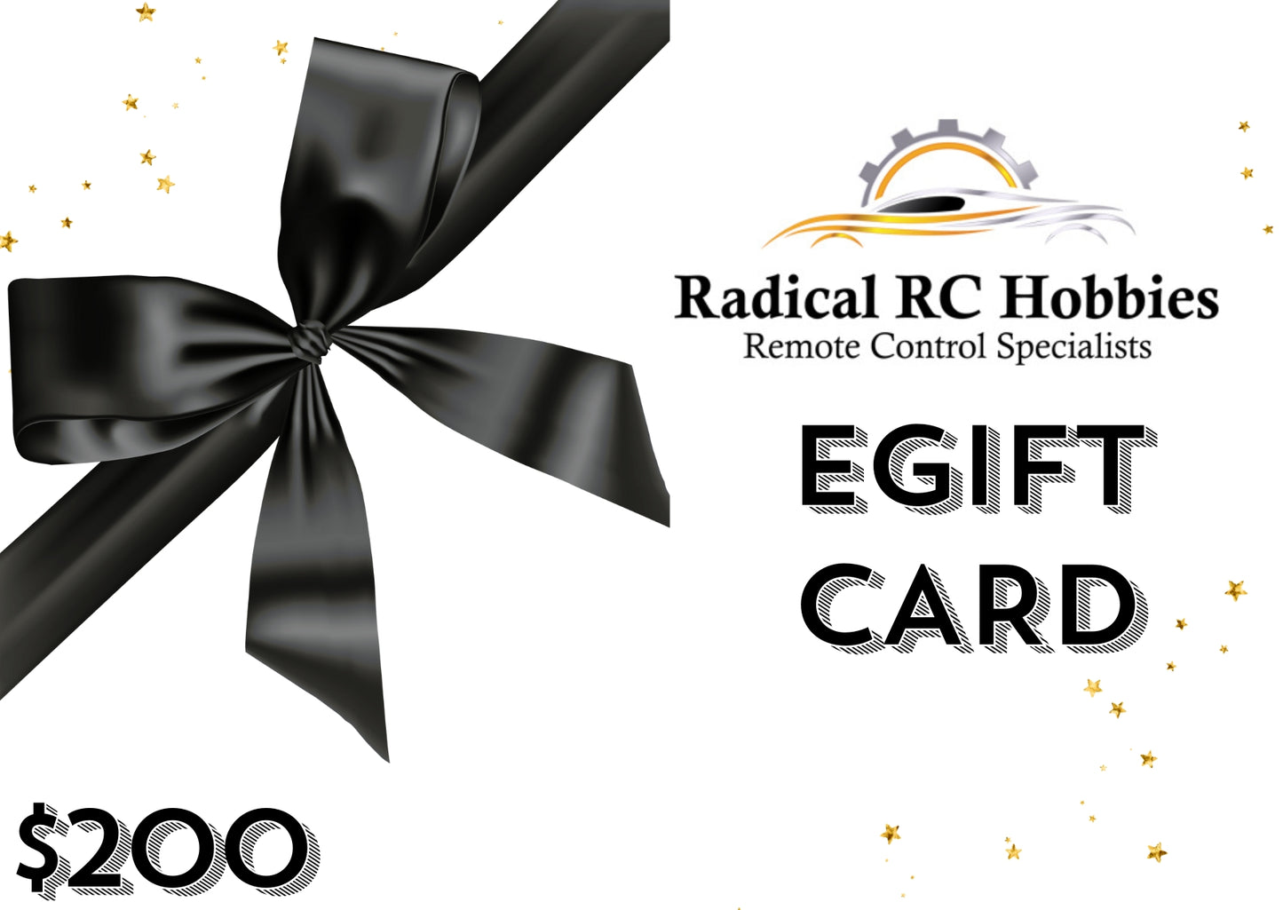 Radical RC Hobbies $200 eGift Card