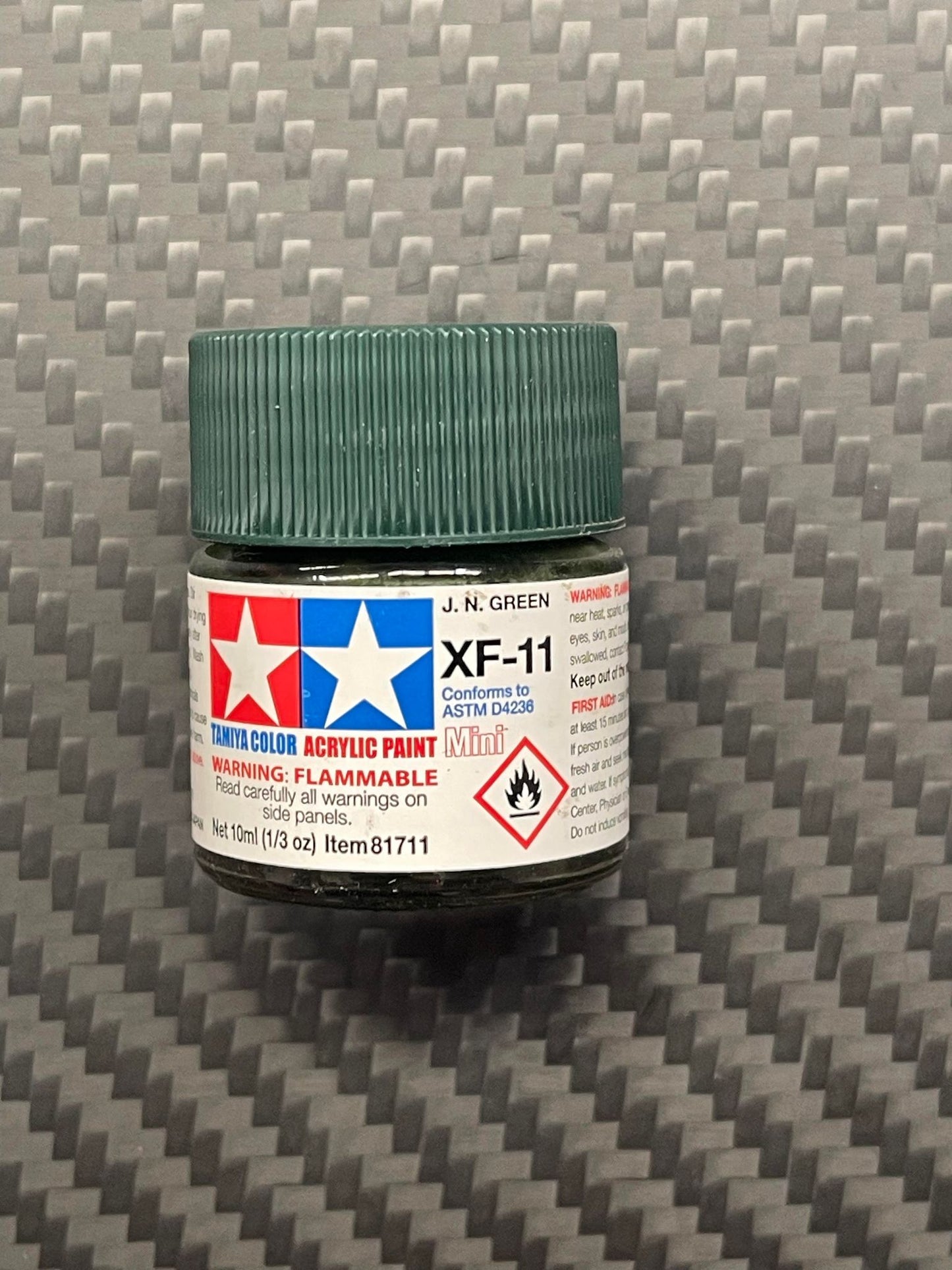 Tamiya 81711 Acrylic Paint Mini XF-11 J N Green (10ml)