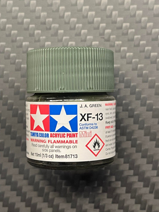 Tamiya 81713 Acrylic Paint Mini XF-13 J A Green (10ml)