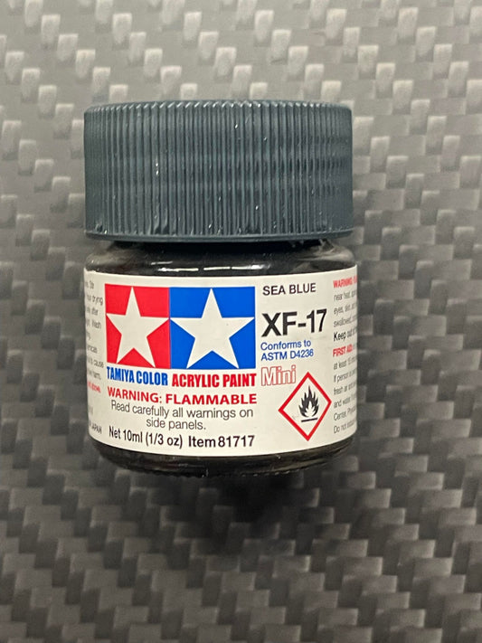 Tamiya 81717 Acrylic Paints Mini XF-17 Sea Blue (10ml)