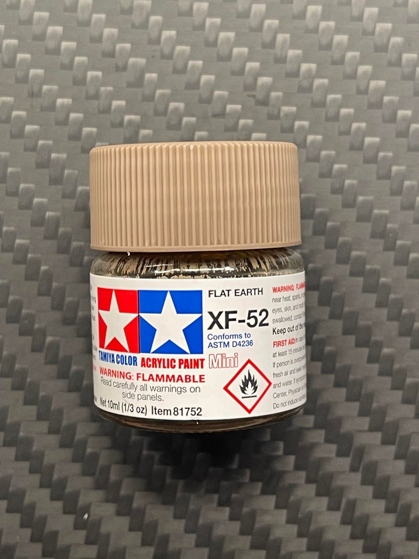 Tamiya 81752 Acrylic Paint Mini Xf-52 Flat Earth (10ml)