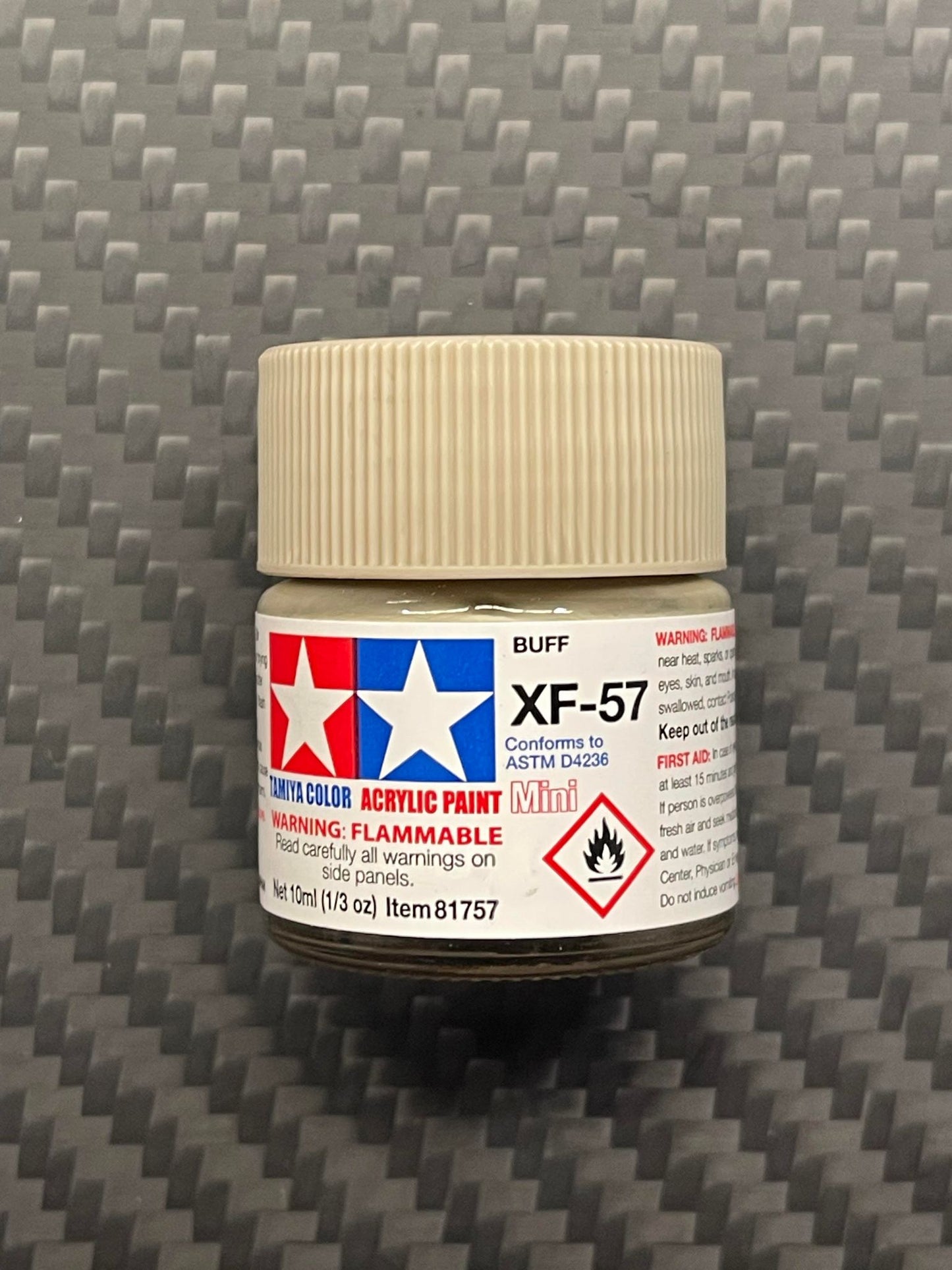 Tamiya 81757 Acrylic Paint Mini XF-57 Buff (10ml)