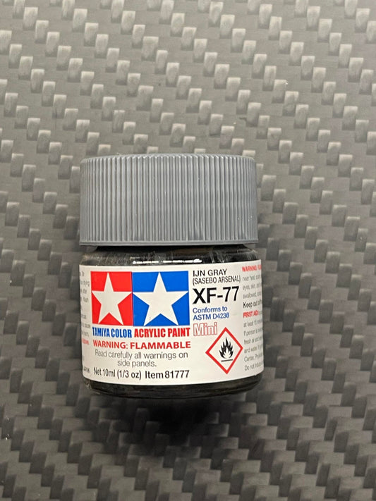 Tamiya 81777 Acrylic Paint Mini XF-77 IJN Gray (Sasebo Arsenal) (10ml)