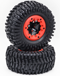 ZD Racing DBX-102 wheels tire set Red Item No.: ZD7544