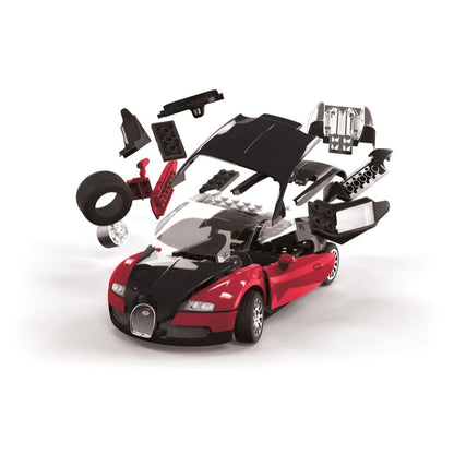 Airfix J6020 Quick Build Bugatti Veyron Black and Red J6020