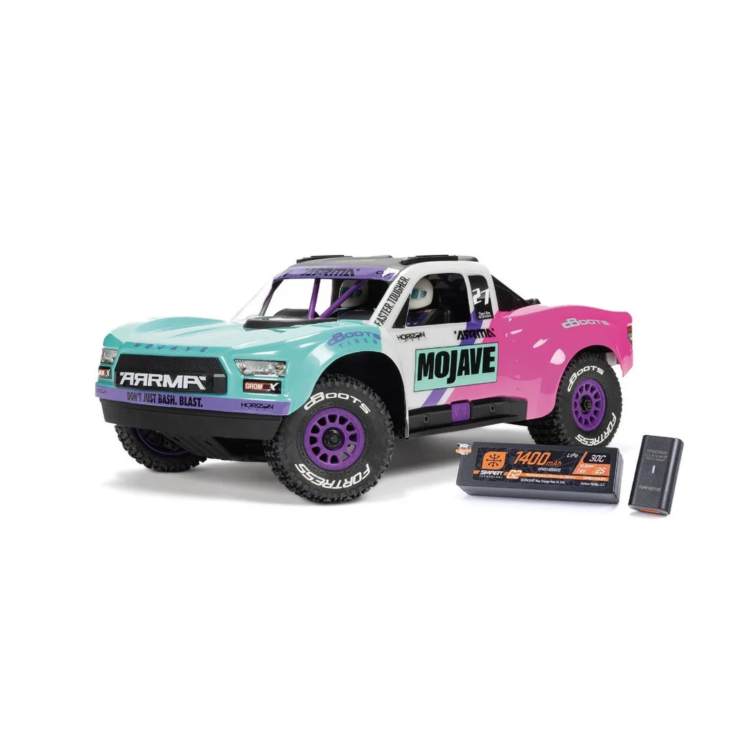 Arrma Mojave Grom 223S DSC Brushless 1/16 4x4 Desert Truck RTR, Teal, ARA2304ST1
