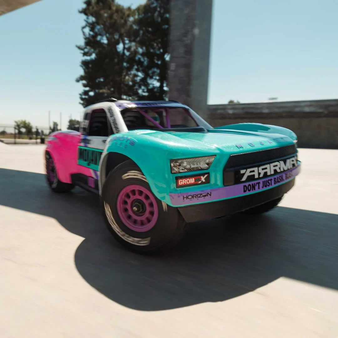 Arrma Mojave Grom 223S DSC Brushless 1/16 4x4 Desert Truck RTR, Teal, ARA2304ST1