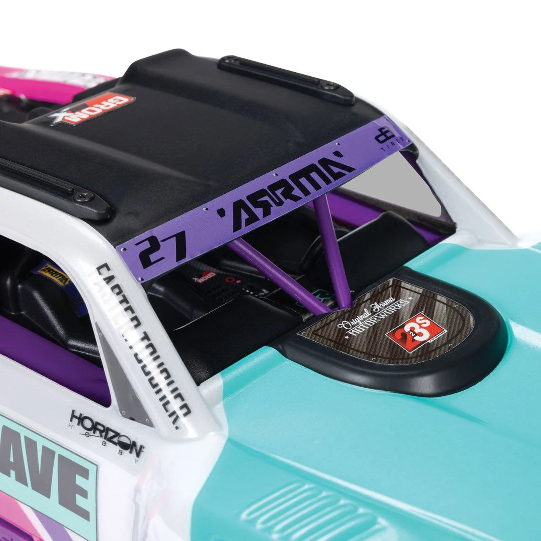 Arrma Mojave Grom 223S DSC Brushless 1/16 4x4 Desert Truck RTR, Teal, ARA2304ST1
