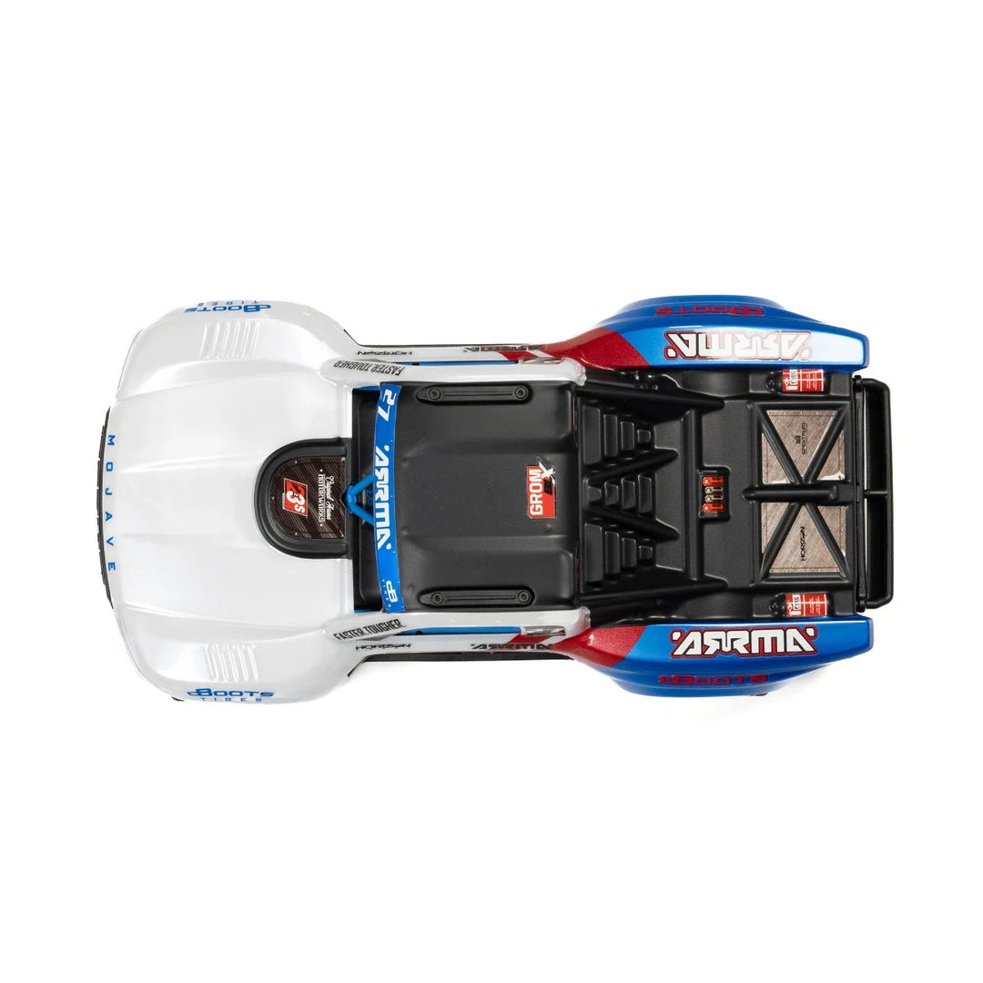 Arrma Mojave Grom 223S DSC Brushless 1/16 4x4 Desert Truck RTR, White, ARA2304ST2