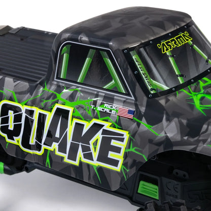 Arrma Quake 223S BLX DSC 1/10 2WD Monster Truck, RTR, Green, ARA3537T2
