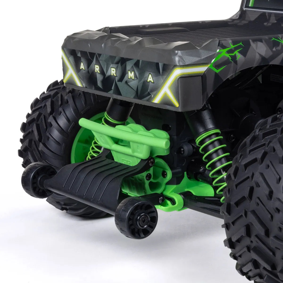 Arrma Quake 223S BLX DSC 1/10 2WD Monster Truck, RTR, Green, ARA3537T2