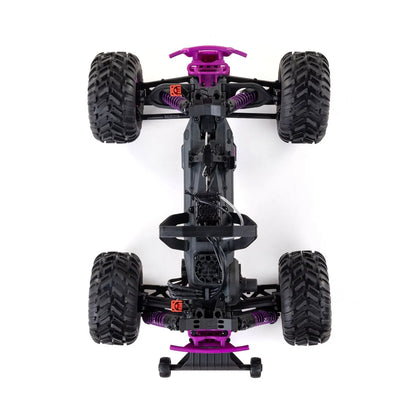 Arrma Quake 223S BLX DSC 1/10 2WD Monster Truck, RTR, Purple, ARA3537T3