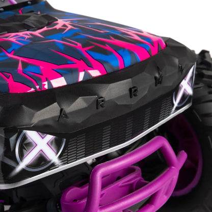 Arrma Quake 223S BLX DSC 1/10 2WD Monster Truck, RTR, Purple, ARA3537T3