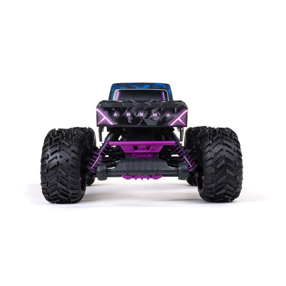 Arrma Quake 223S BLX DSC 1/10 2WD Monster Truck, RTR, Purple, ARA3537T3